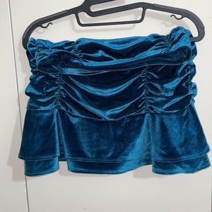 NWT velvet shimmy skirt